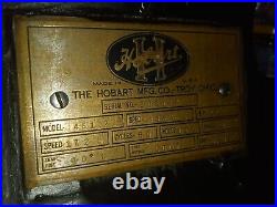 Works! Vintage Hobart Model #4612 Large Commercial Meat Grinder